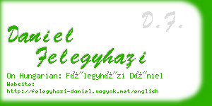 daniel felegyhazi business card